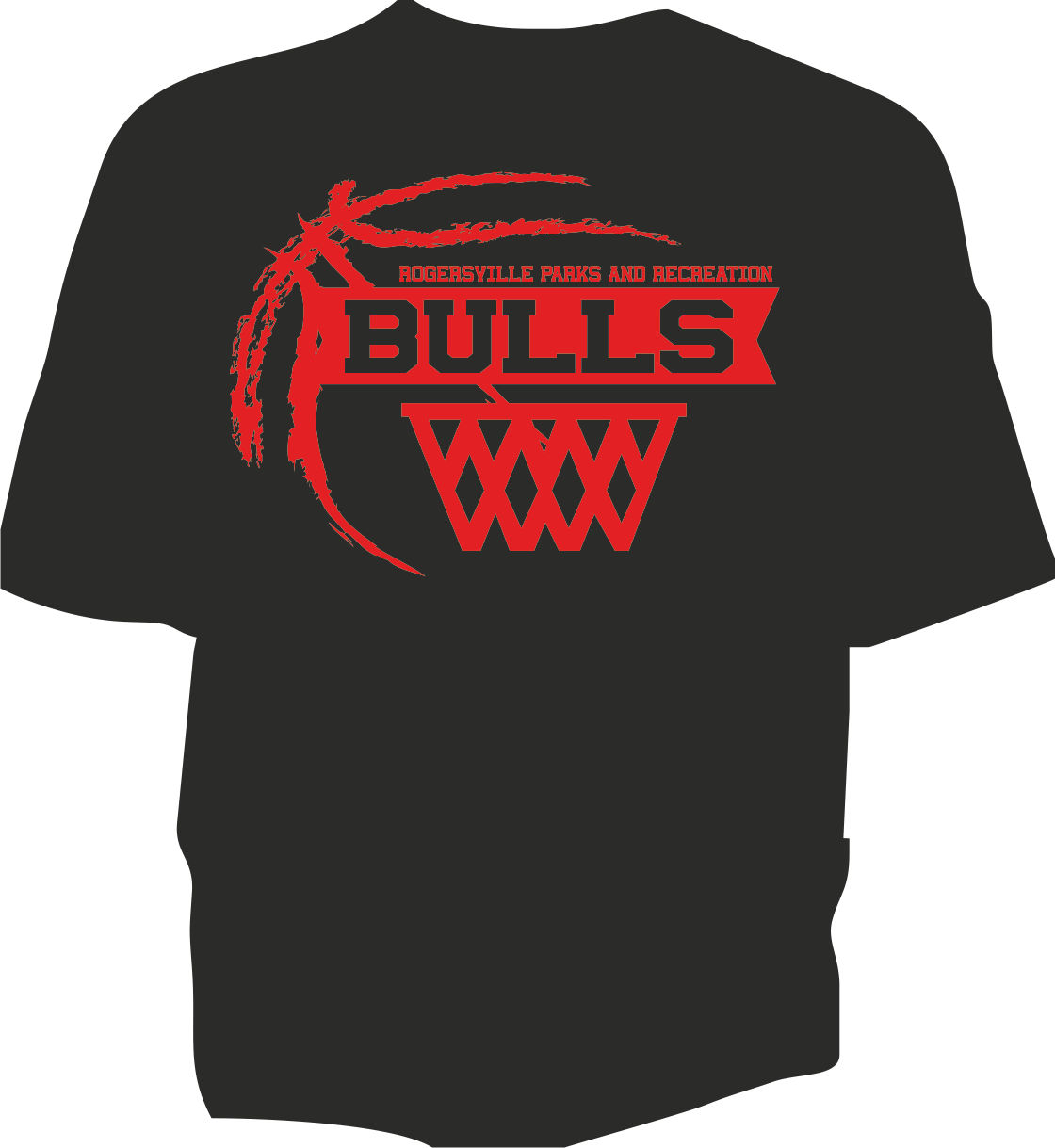 M & 0 BLACK T-SHIRTS BULLS