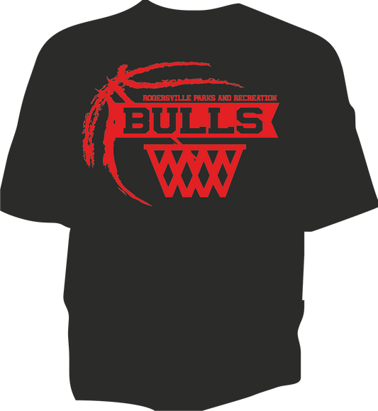 M & 0 BLACK T-SHIRTS BULLS