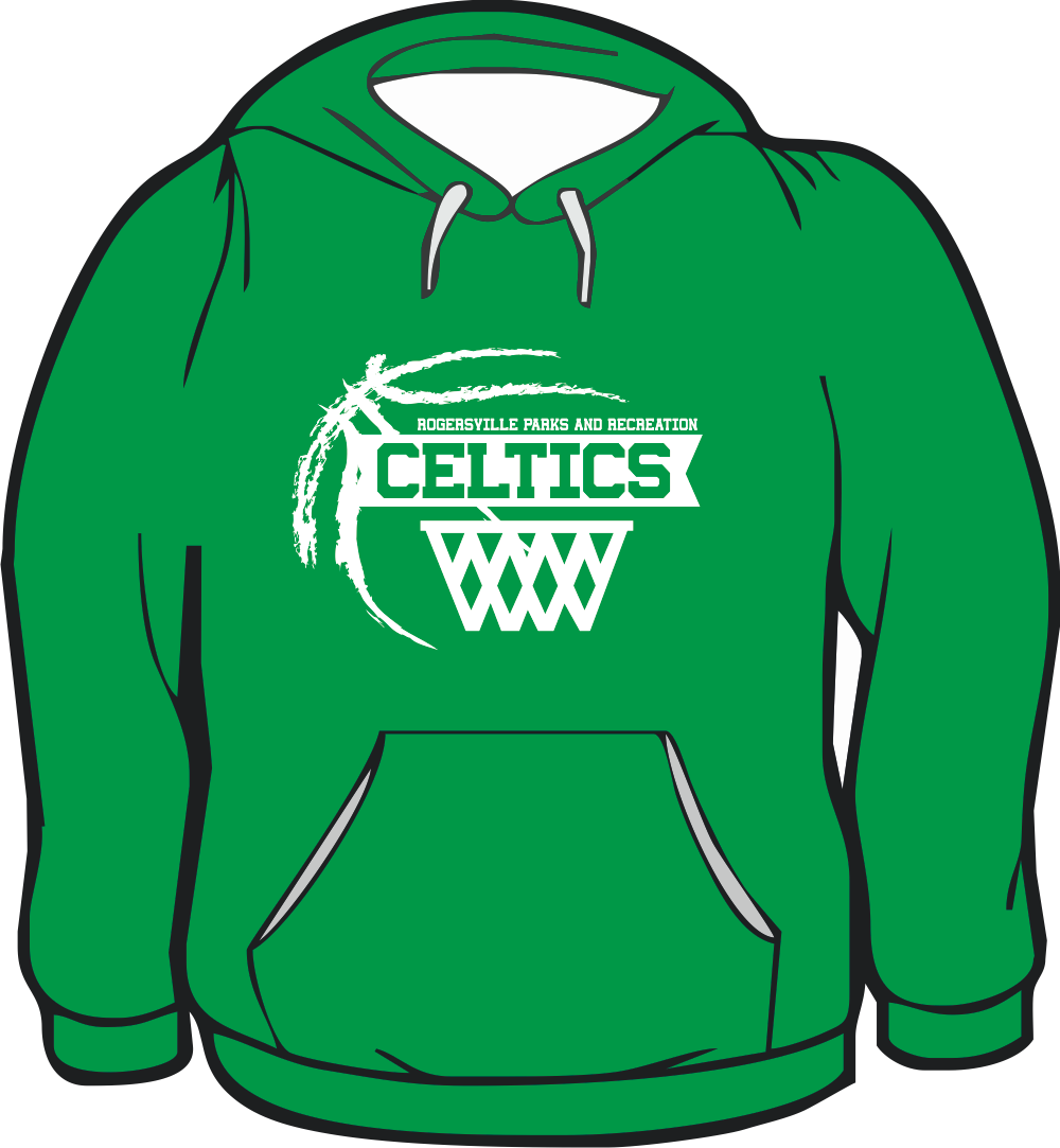 G18500 GILDAN HOODIE IRISH GREEN CELTICS