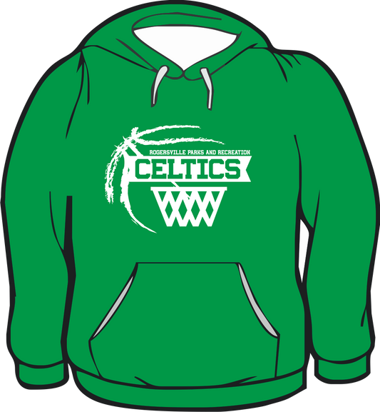 G18500 GILDAN HOODIE IRISH GREEN CELTICS