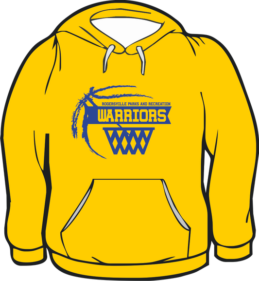 GILDAN GOLD HOODIE WARRIORS