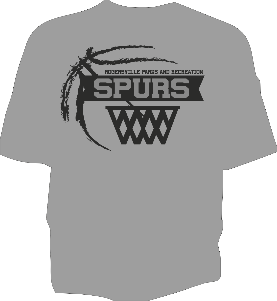 M&0 GREY T SHIRTS SPURS