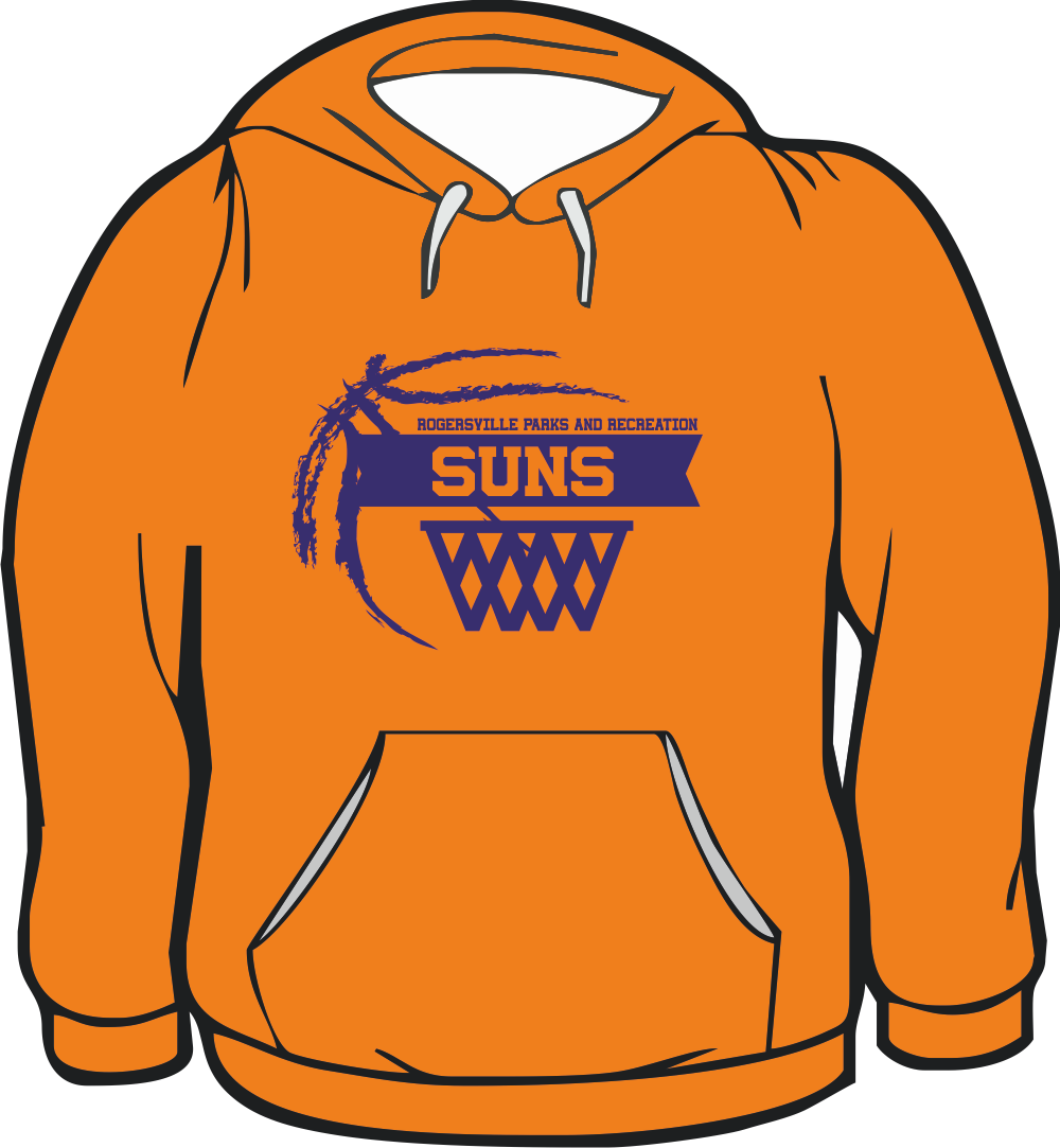 GILDAN HOODIE ORANGE SUNS