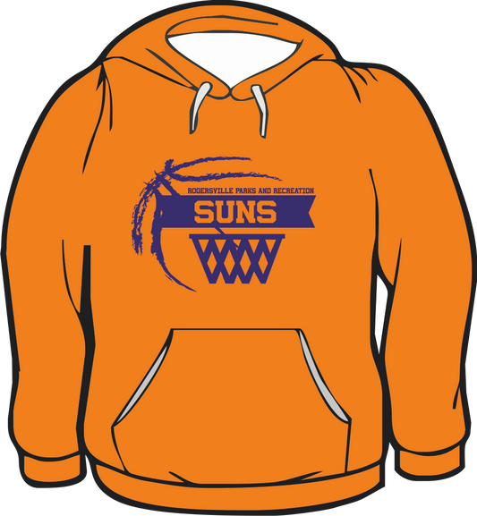 GILDAN HOODIE ORANGE SUNS