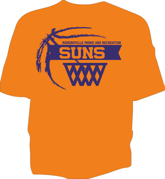 M&O ORANGE T SHIRTS SUNS