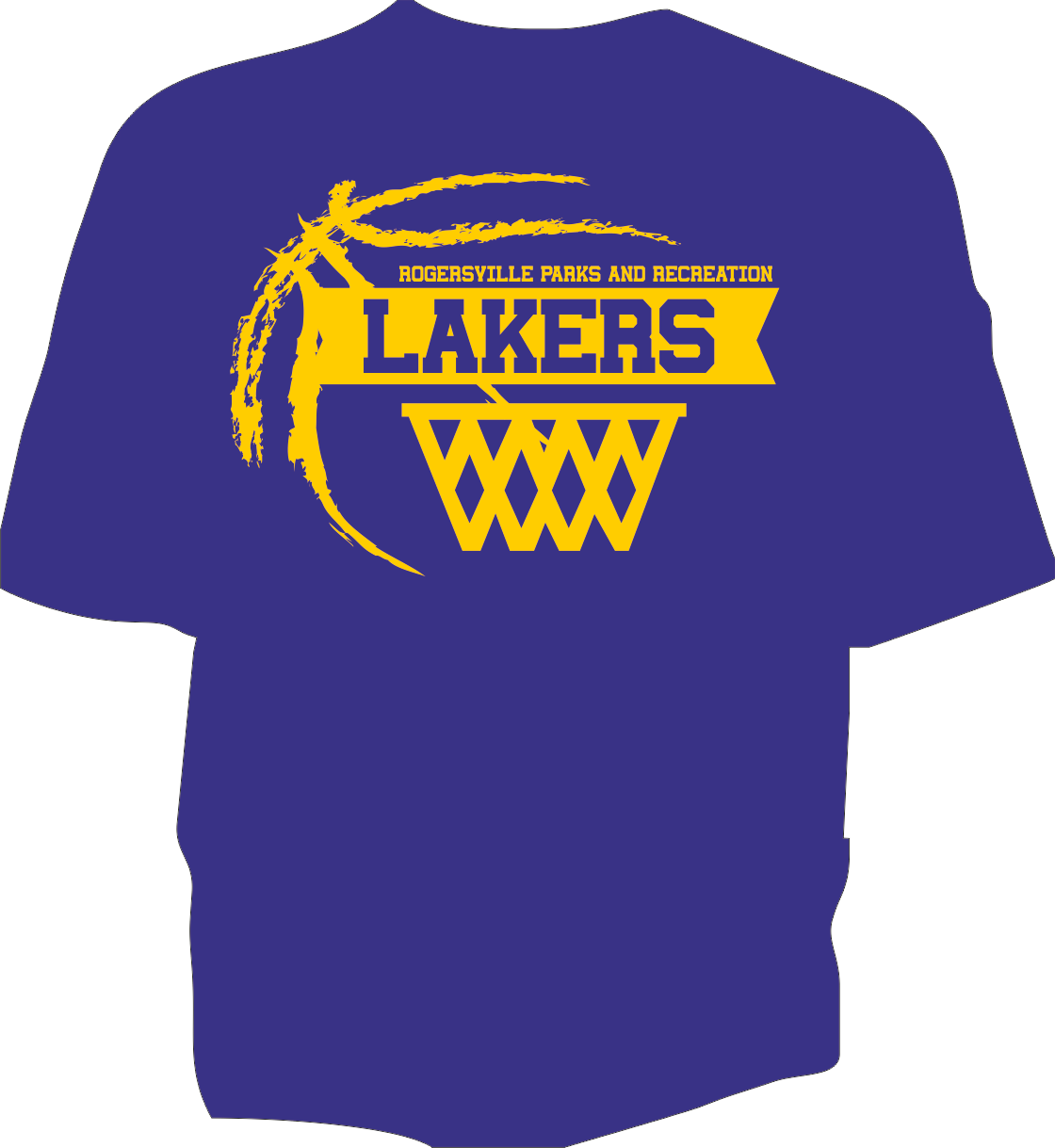 GILDAN LAKERS JUNIOR BOYS PURPLE T SHIRTS