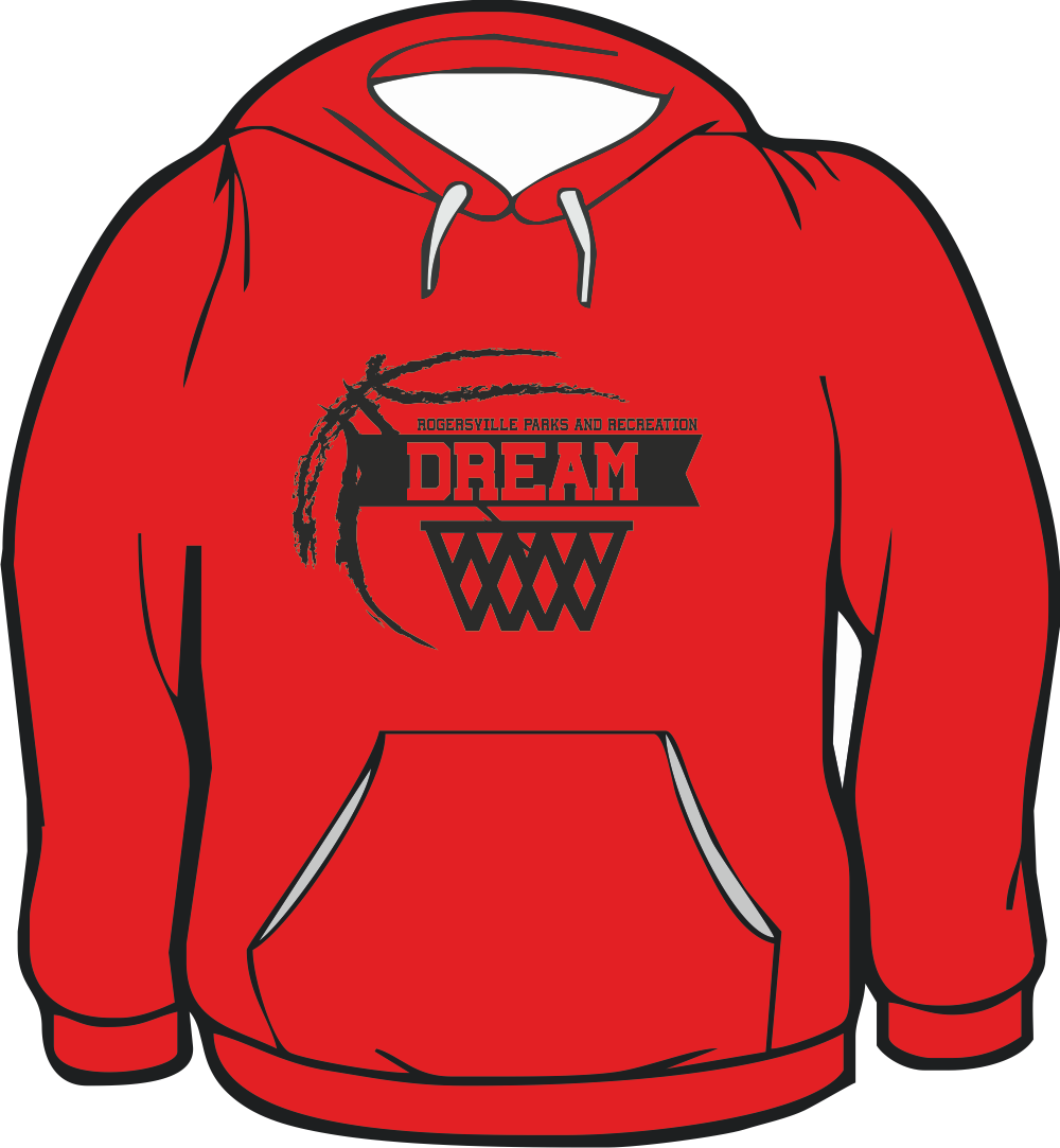 GILDAN HOODIE RED DREAM