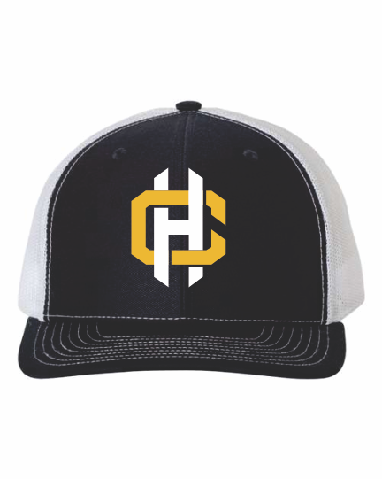 RICHARDSON 112 NAVY WHITE PUFF LOGO