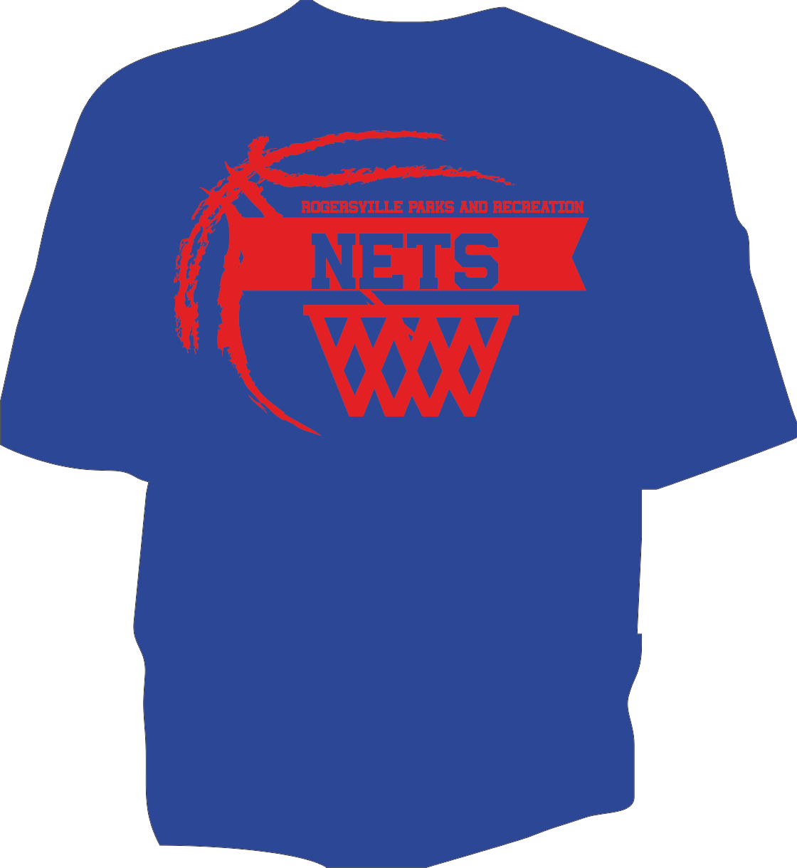 GILDAN T SHIRTS NETS ROYAL BLUE